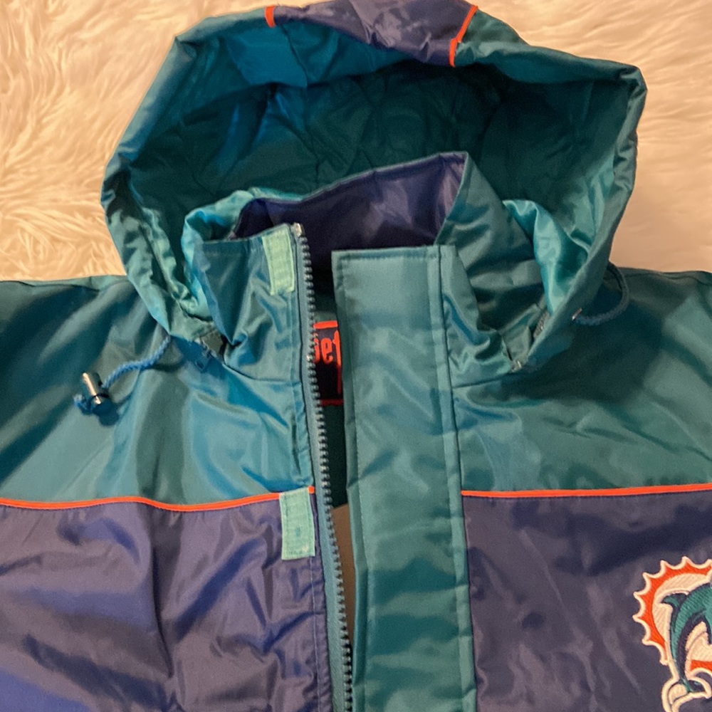 Vintage Jeff Hamilton an Original Pro Sport Dolphins Jacket size M - Picture 15 of 16
